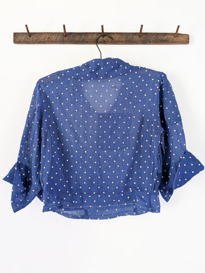 Cotton Voile Swiss Dot Blouse