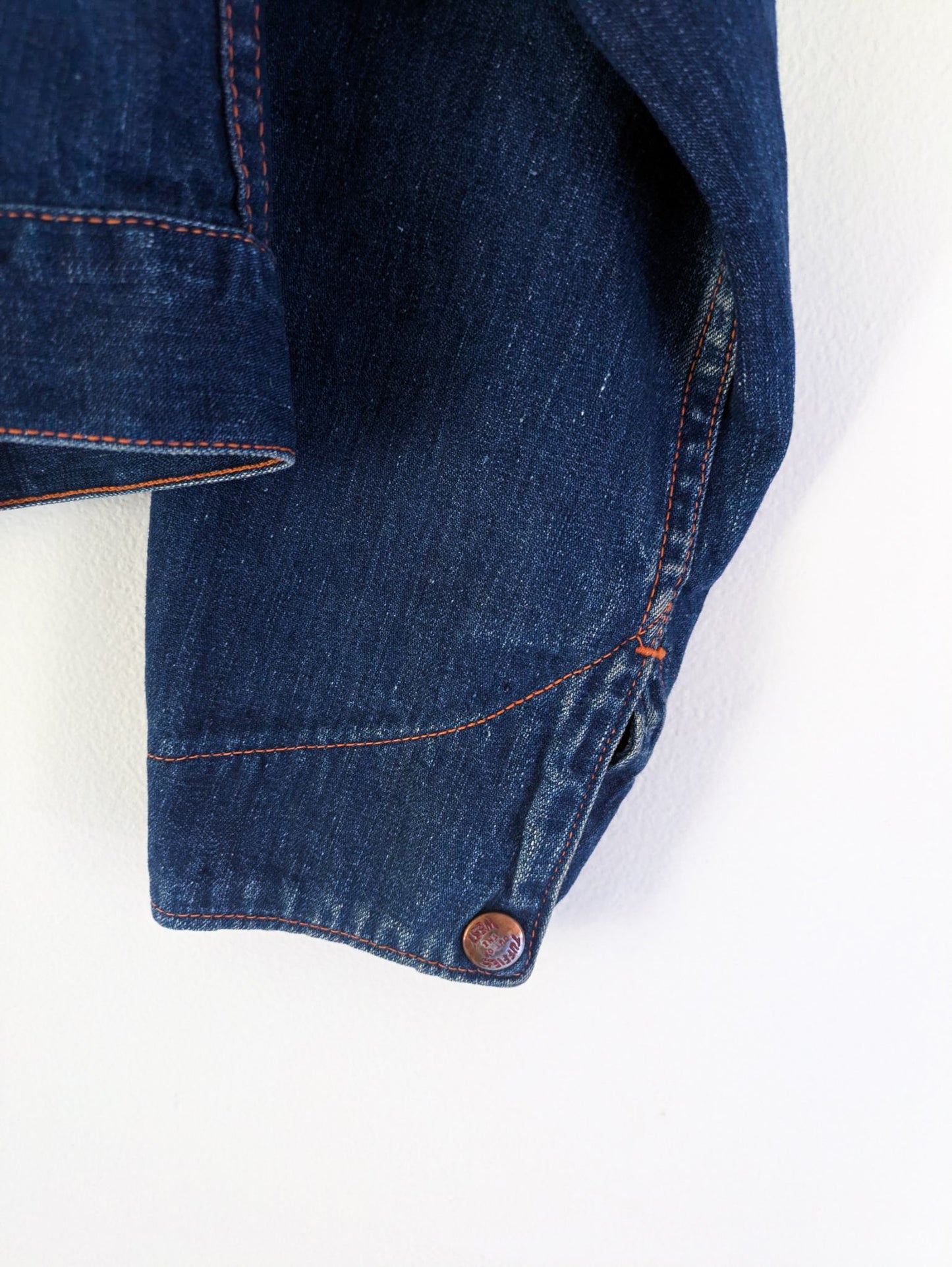 40s Zippered Denim Jacket