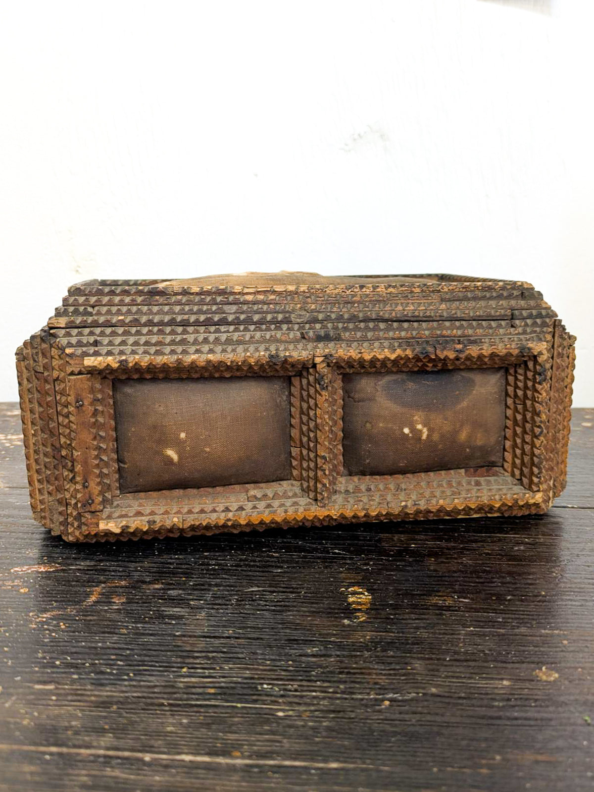 Antique Tramp Art Box