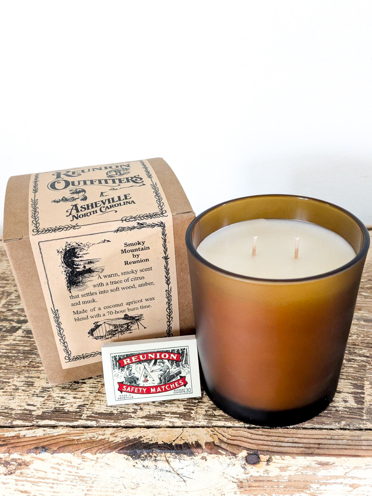 Smoky Mountain Natural Wax Candle