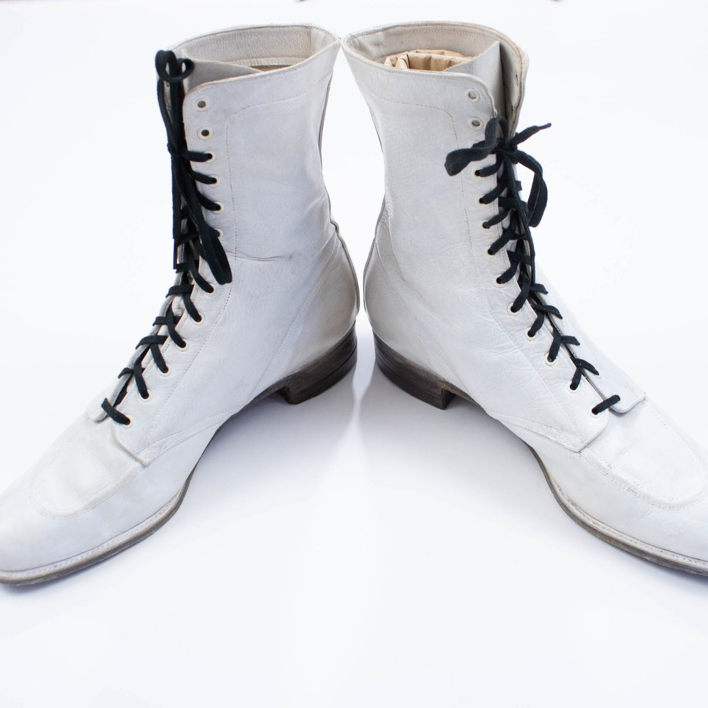 Victorian White Sports Boots