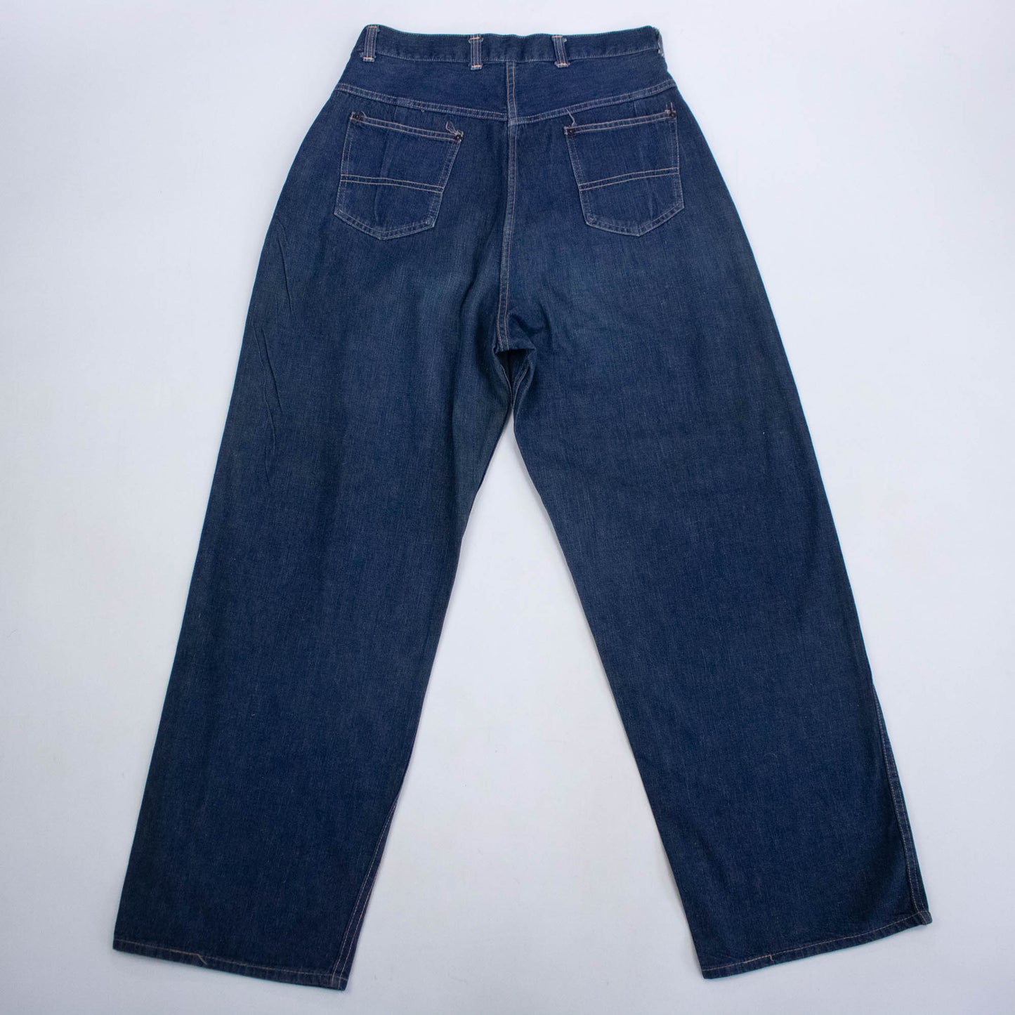 40s 50s Sz 29 Dark Side Zip Jeans