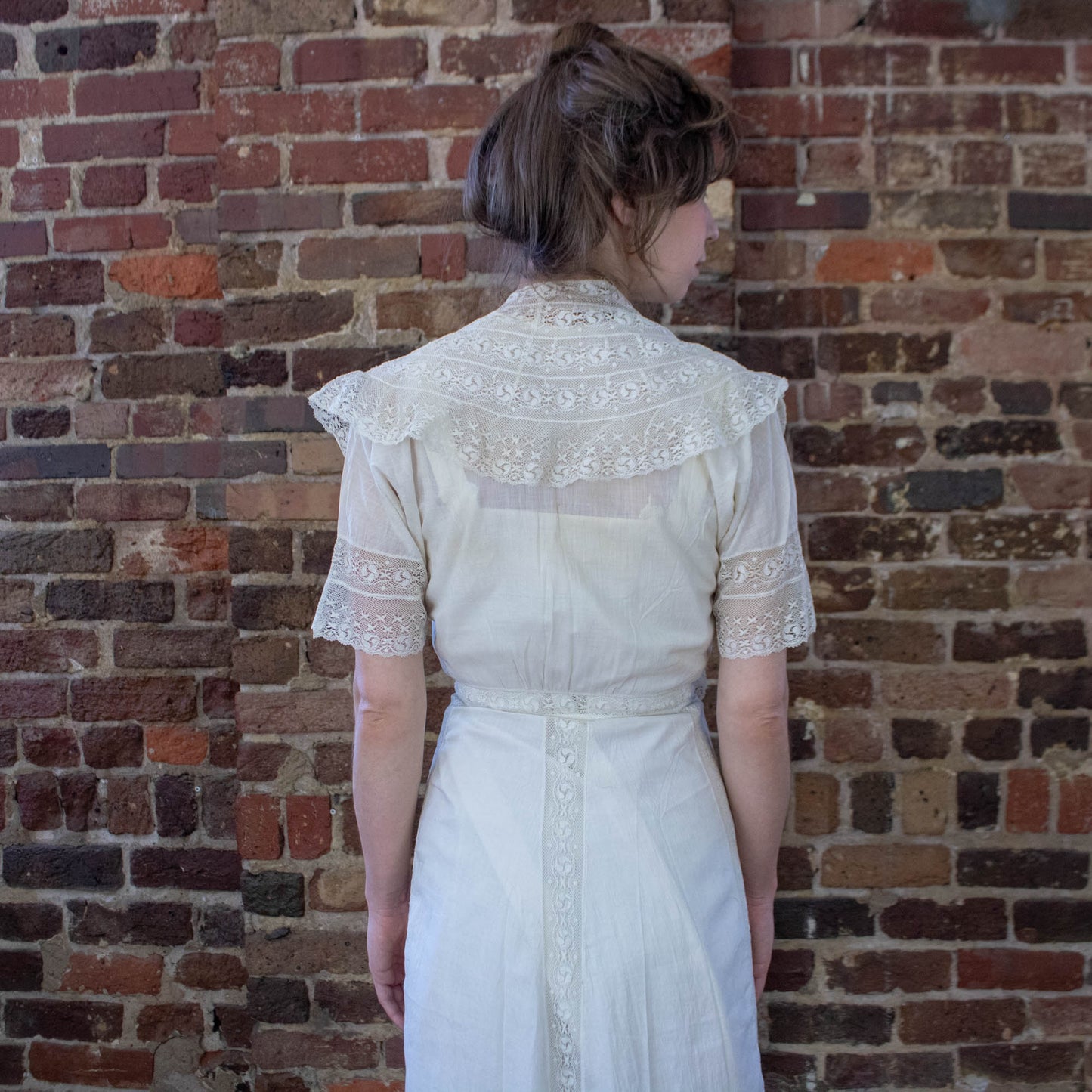 Xs Sm Victorian Cotton Gown