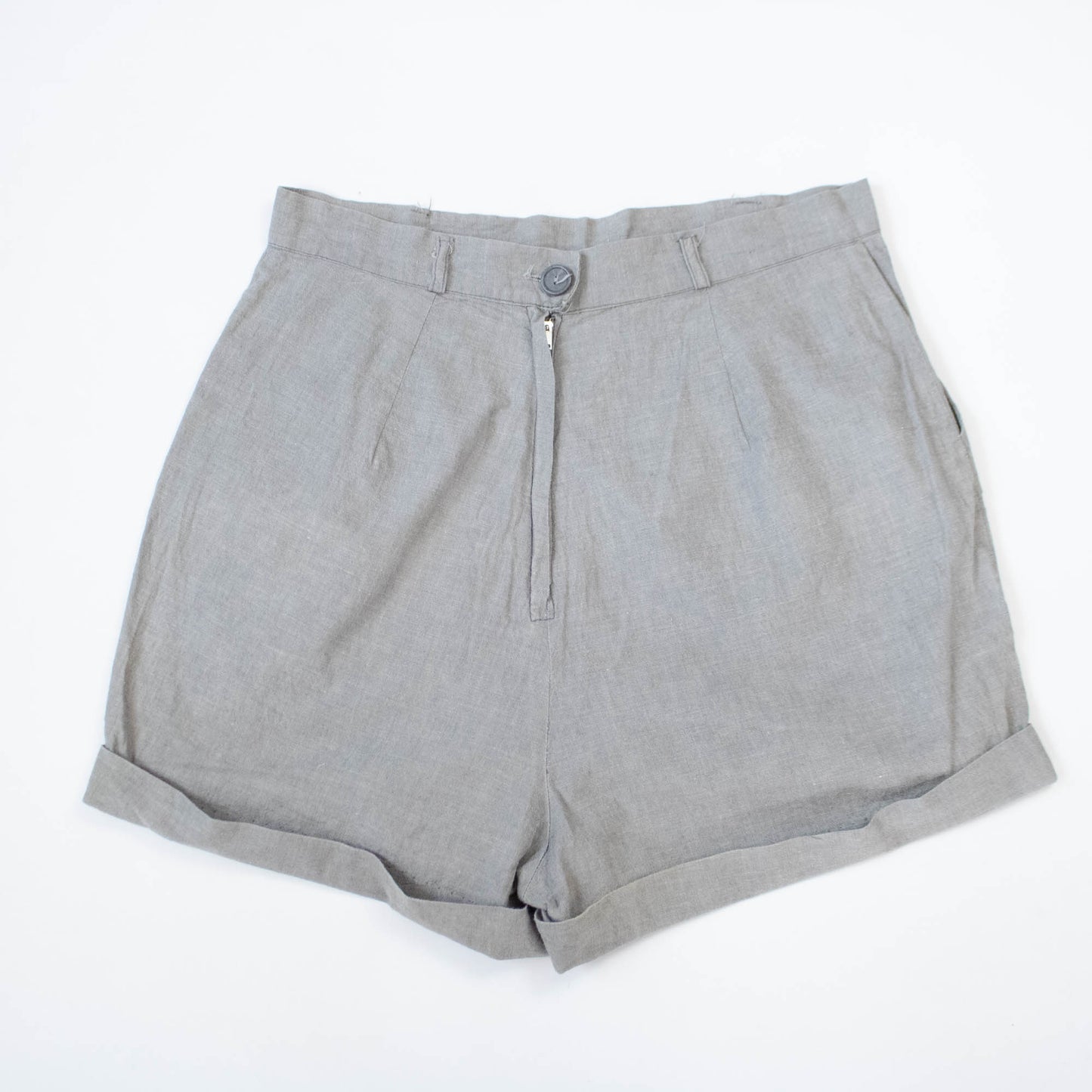 40s/50's Gray Chambray Shorts