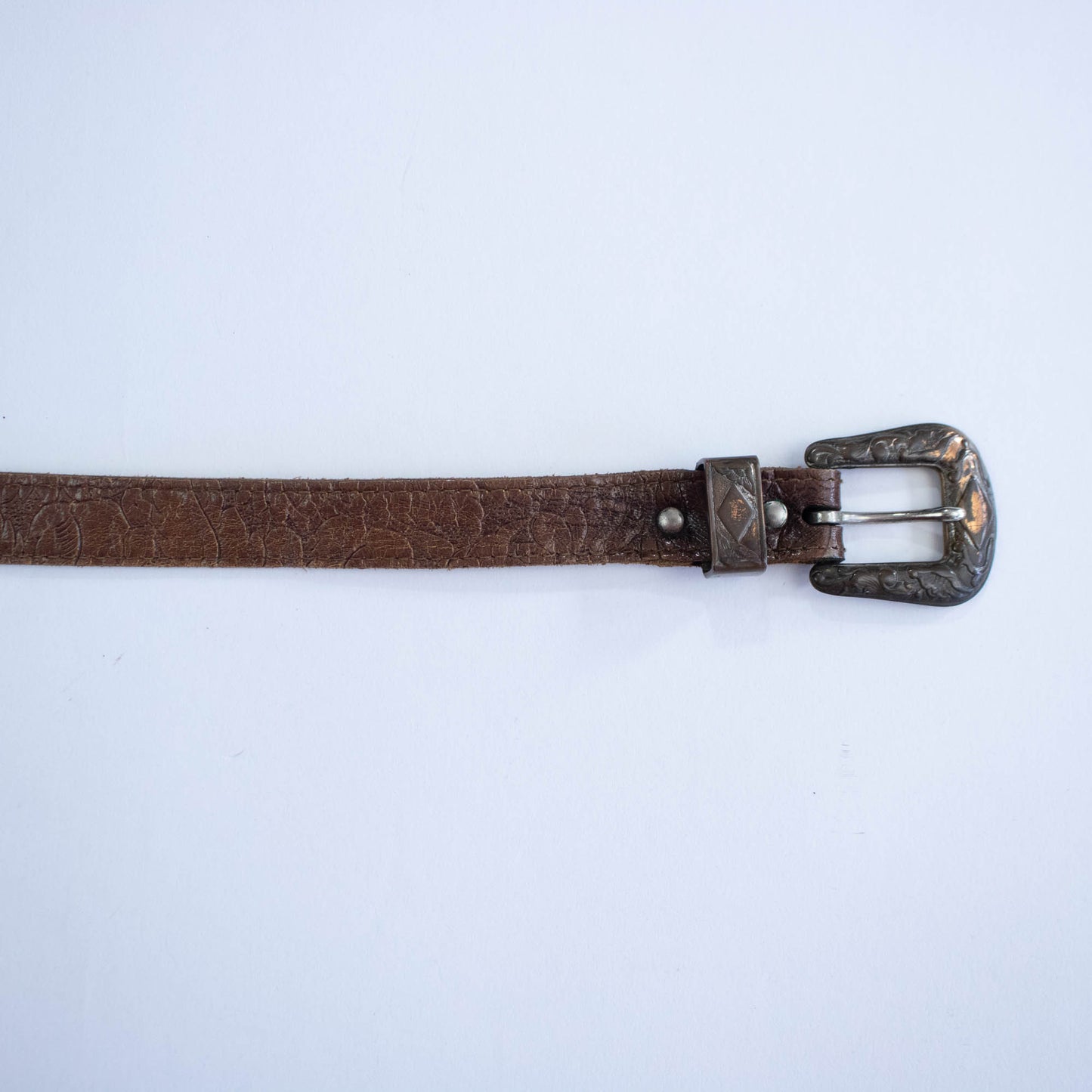 40s 50s Western Leather Belt